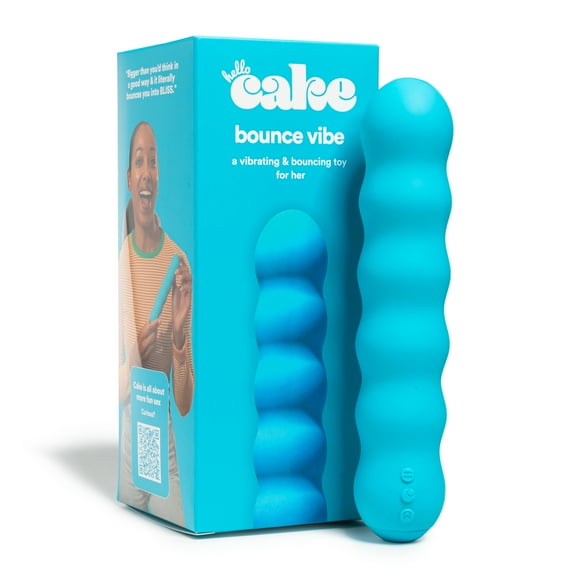 Hello Cake, Bounce Vibe, G-Spot Vibrator for Women, Rechargeable, Waterproof