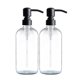 thumbnail image 1 of Dispensador de jabón 16oz,2 uds. Dispensador de jabón de vidrio para cocina de baño Afortunado Sencillez, 1 of 4