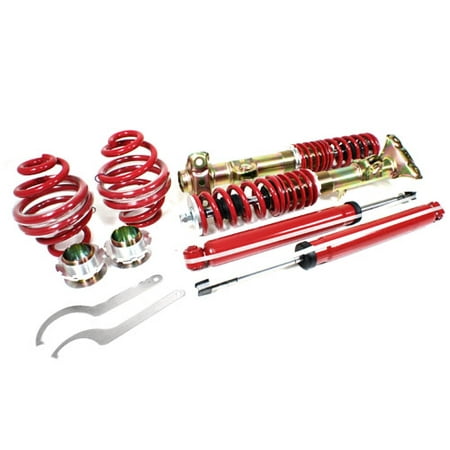 RSK For RSK Street Adjustable Coilover Kit - BMW E36 3-Series (NON-M3) - Red Coilovers
