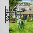 thumbnail image 3 of Outdoor Planter Hangers Hook, Easy Installation Hanging Plant Bracket Iron Wide Application Sturdy  for Wind Chimes, 3 of 8