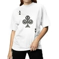thumbnail image 2 of Intricate Ace of Clubs Women's T-shirt, 2 of 3