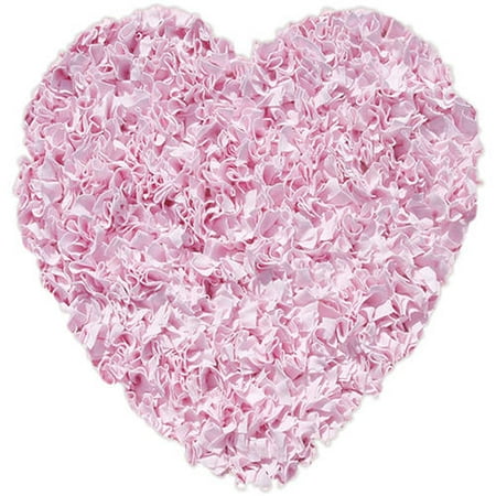 The Rug Market Gy Raggy Heart Pink Area Size 3 X