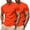 Orange-82, variant on LIBRCLO 2-Pack Men's and Big Men's Shirts Short Sleeve Workout T Shirts Breathable Comfort Crewneck Tee for Gym Running Athletic, Wine 4XL