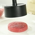 thumbnail image 6 of Burger Patty Press Nonstick Manual Meat Presser for Home Kitchen | Ergonomic ABS Hamburger Maker | Includes 100 Greaseproof Papers | Easy Clean | 6.6x4in | Gray/Yellow | 1 Pack, 6 of 8