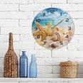 thumbnail image 7 of Dreamtimes Starfish and Seashells on The Beach Wall Clock, 10 Inch Silent Non Ticking Round Clock Oil Painting Clock Easy to Read Clock for Living Room Bedroom Bathroom Home Decor, 7 of 7
