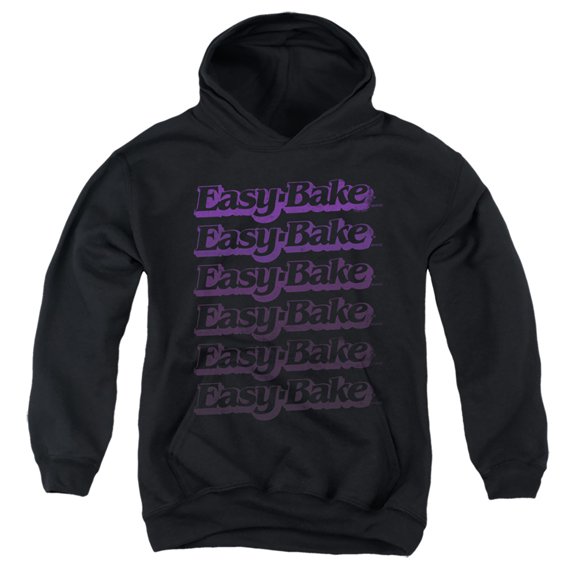 Easy Bake Oven Faded Youth Pullover Hoodie Sweatshirt Black