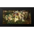 thumbnail image 2 of Seurat, Georges 14x9 Black Modern Framed Museum Art Print Titled - Ward The Progress Of Spring 1905, 2 of 5