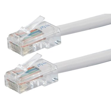 Monoprice Cat6 Ethernet Patch Cable - 7 Feet - White | Stranded, 550MHz ...