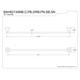 thumbnail image 2 of Kingston Brass BAH82130ORB Concord 30 in. Single Towel Bar, Oil Rubbed Bronze, 2 of 2