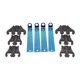 thumbnail image 4 of Kit de cableado de encendido de 4 piezas, separadores de 7, 8 y 9 mm, reemplazo directo para automóviles Negro, 4 of 8
