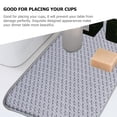 thumbnail image 4 of KAKOWELY 2Pcs Dish Drying Mat Microfiber Drying Pad Kitchen Tableware Mat Water Absorbent Drying Mat,19.69"X14.96"X0.08", 4 of 5