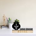 thumbnail image 4 of Handmadetneonsign Custom Nurse Desk Name Plate, Nurse Metal Nameplate For Desk, Desk Nameplate, 4 of 4