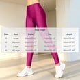 thumbnail image 5 of WLOMHUW Glossy Legging for Women Stretch Slimming Leg Athletic Leggings Lightweight Pants for Dance Hot Pink S, 5 of 7