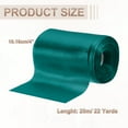thumbnail image 2 of Uxcell Satin Ribbon Roll for Gift Wrapping and Cutting Ceremony Decoration Dark Green, 2 of 6