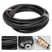 HONMEET High Pressure Washer Hose Black Heavy Duty Cleaning Accessory for Pressure Washers