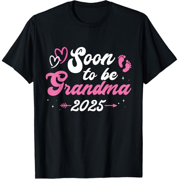 Playful Comfort Tee - Soon to be grandma 2025 for new baby shower T-Shirt