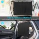 thumbnail image 5 of Sun Shade 2 piezas doble capa magnético para ventanas laterales de auto cubierta completa o parcial cortina para ventana trasera protección bebé, 5 of 8