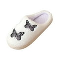 thumbnail image 2 of Vamuko Womens Fluffy Slippers 2025 Plush House Slippers Cute Cushioned Winter Slip on Shoes Non-Slip Animal Slippers Light Purple 6, 2 of 7