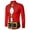 Hot Pink, variant on Mens Christmas Long Sleeve Button Down Shirt Casual Slim Fit Dress Shirts