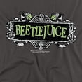 thumbnail image 2 of Beetlejuice Movie Logo Women's T Shirt,Charcoal, Small, 2 of 6