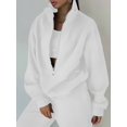 thumbnail image 3 of Women'S Two-Piece Set, Fleece Sweatshirt, Sporty Street Casual Fashion Set for Women, 3 of 11