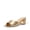 LIGHT GOLD, variant on Women's Low Heels Sandals Mule Heels Block Chunky Heeled Sandals Slide Sandals Slip on Square Toe Casual Dress Comfortable Pumps Shoes