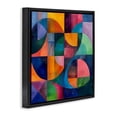 thumbnail image 3 of Stupell Industries Mid-Century Luminous Spectrum Shapes Black Floating Frame Canvas Art, 18 x 18, by Lazar Studio, 3 of 8