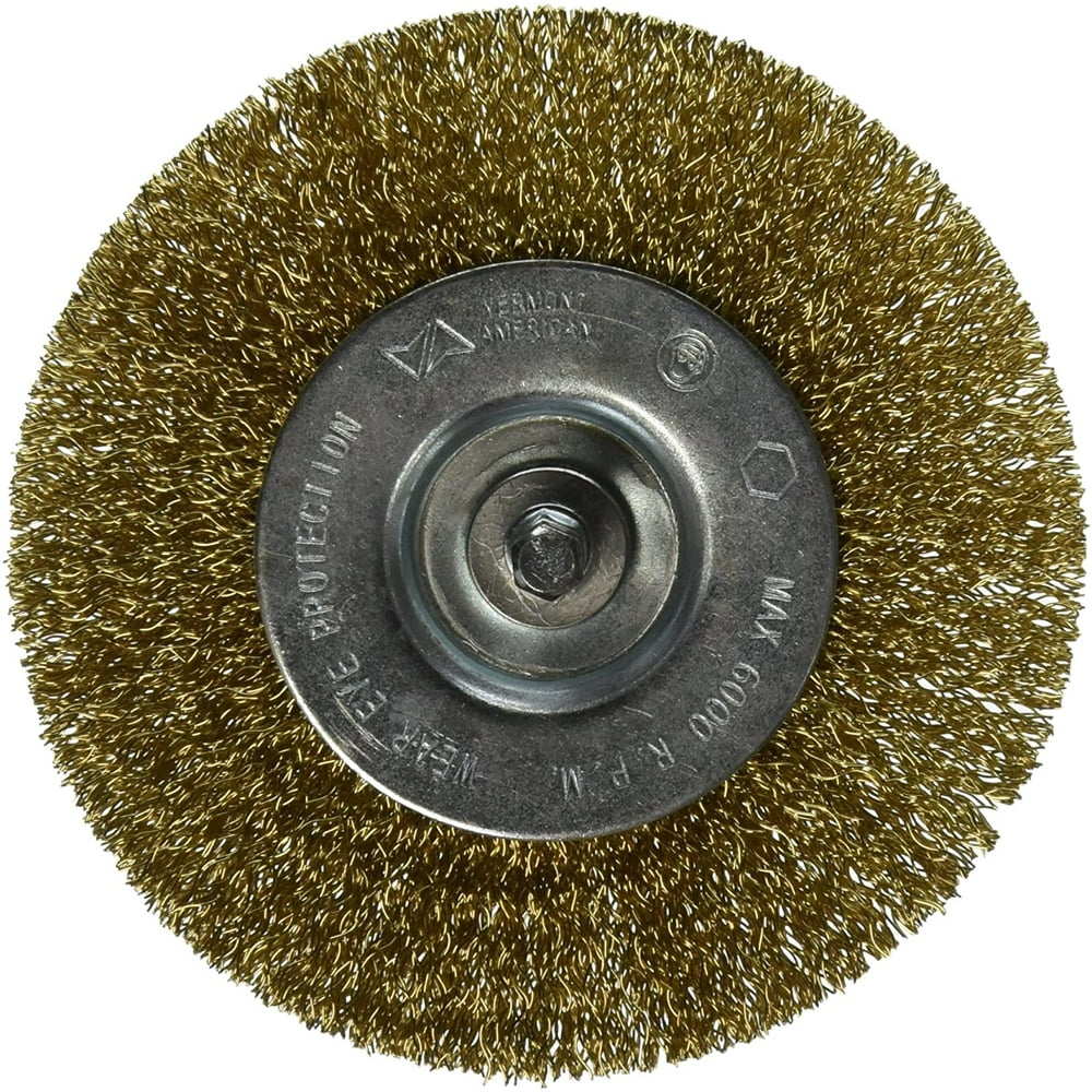 Vermont American 16793 4" Crimped Wire Wheel With ShankCoarse