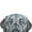 Silver Blue Labrador Retriever Dog, variant on WIRESTER 11 Oz Ceramic Tea Cup Coffee Mug, Silver Blue Labrador Retriever Dog