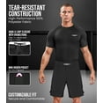 thumbnail image 2 of Exxact Sports Pro MMA Shorts, No-Gi BJJ Jiu Jitsu Shorts for Men, Boxing, UFC, Cross Training, Kickboxing & Grappling Shorts (Black, Adult Small), 2 of 7