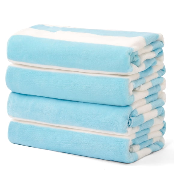 Toalla de Playa Touchat Sobredimensionada Súper Absorbente y Libre de Arena Azul