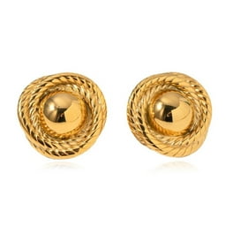 25年★Tory Burch Britten Logo Hoop Earring 164140 TORY BURCH BRITTEN GOLD TONE LOGO WOMEN'S DROP EARRINGS