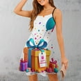thumbnail image 3 of Birthday Presents Balloons And Confetti Party Slip Dress Dress Summer Elegant Women's Dress Women's Clothing, 3 of 6
