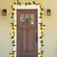 thumbnail image 5 of Vides de Girasol de Simulación, Decoración de Flores de Pared para Interiores, 10 Girasoles extra grandes oscuros (1 tira), 5 of 6