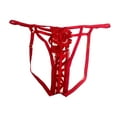 thumbnail image 2 of Victoria's Secret Very Sexy Band of Lovers Bikini Panty Red Embroidery Size Medium NWT, 2 of 2