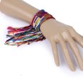 thumbnail image 2 of 9pcs Handmade Colorful Knurled Braided Friendship Bracelets Thread Wrist Ankle Bracelets (Random Color), 2 of 8