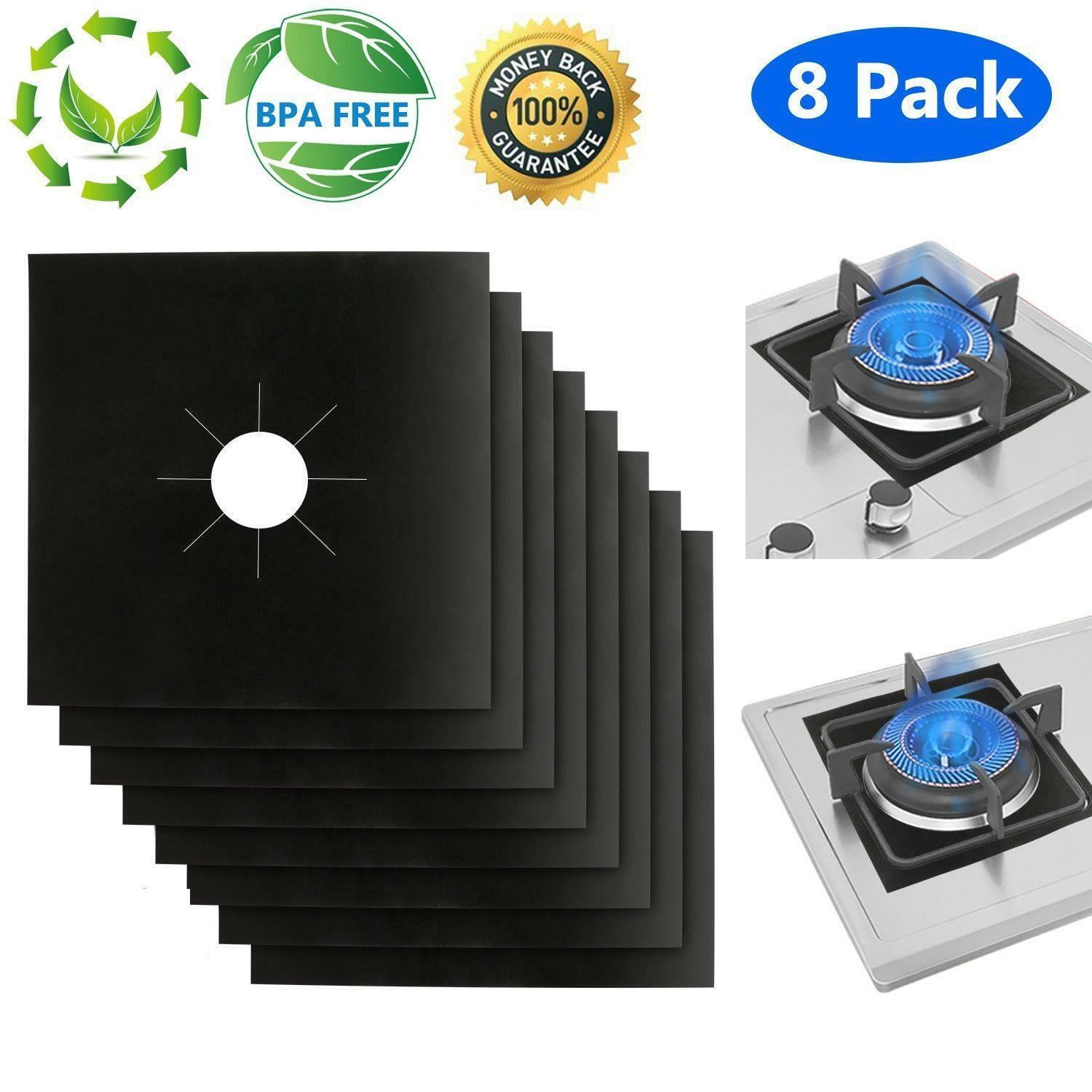 8Pack Gas Range Protectors Gas Stove burner Protector Liner Cover