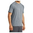 thumbnail image 4 of Mens Tri-Blend Wicking Polyester/Cotton/Rayon Raglan Tee True Navy Heather Large, 4 of 8