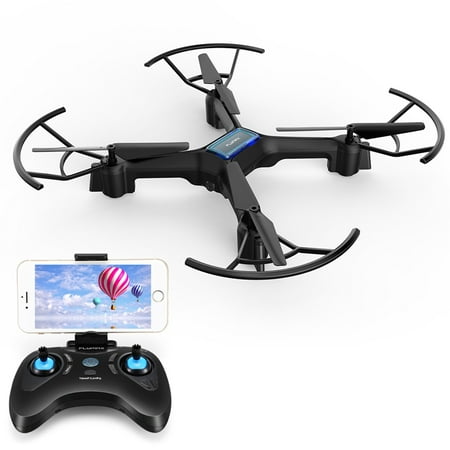 720P HD Camera Drone, WiFi RC Quadcopter with Altitude Hold, Headless mode, Foldable Arms, One Key to Take Off/Land/Return, 2.4GHz Transmitter, 6 Axis Gyro FPV RC Drone for Kids