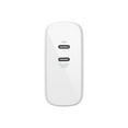 thumbnail image 2 of Belkin BoostCharge Dual USB-C GaN Wall Charger 68W + USB-C Cable for iPhone 16, iPhone 16 Pro, iPhone 16 Pro Max, Galaxy S25, S24, Galaxy Note, Pixel 9 & 8, iPad Pro, Nintendo Switch 2 & More, 2 of 7