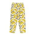 thumbnail image 3 of Lsque Banana Fruit Print Women's Pajama Pants, Lounge Pant - Comfortable Home Wear,Elastic Waistband, Stylish Design-X-Large, 3 of 9