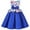 Blue, variant on Coerni Girls Pageant Party Dresses Kids Floral Print Formal Elegant Dress Toddler Summer Princess Dress for 2 to 10 Years
