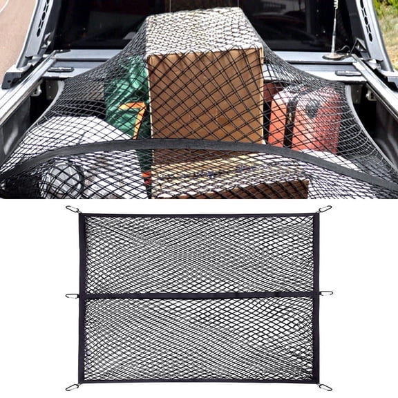 Youersen Cargo Net, Versatile Truck Bed Organizer for Daily Loads, Containing Metal Buckle