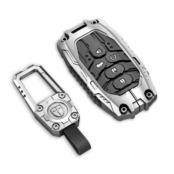 Zinc Alloy Key Fob Cover,Keychain,Full Protection Car Key Case for Honda Civic Hatchback Accord CR-V EX EX-L Odyssey HR-V Pilot SI Sport Touring Smart Keyshell Accessories