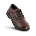 thumbnail image 2 of Apex Y910m Ariya Moc Toe Dress Men's Shoe In Brown Moc, 2 of 3
