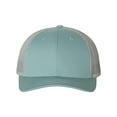 thumbnail image 1 of Richardson Low Pro Trucker Cap, M-L, Smoke Blue-Aluminum, 1 of 2