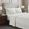 thumbnail image 3 of Superior Solid Flannel Cotton Bed Sheet Set , Soft Fitted Sheets, Twin, Ivory, 3 of 9