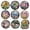 A, variant on DIY Diamond Painting Coaster Set 8-Piece with Holder Acrylic Art Craft Kit for Home Tabletop Decoration 3.9" Diameter