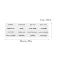 thumbnail image 2 of icolorfuled Multi Color Cosmetic Bottle Labels for Cups PVC Adhesive Sticker Keeps Bathroom Organized and Clean, 2 of 7