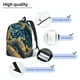 thumbnail image 3 of Balery Astronaut Starry Night Mochila Clásica Impresa Básica para Viaje, Mochila Escolar Resistente al Agua, Mochila de Lona con Correas Ajustables-Small, 3 of 5